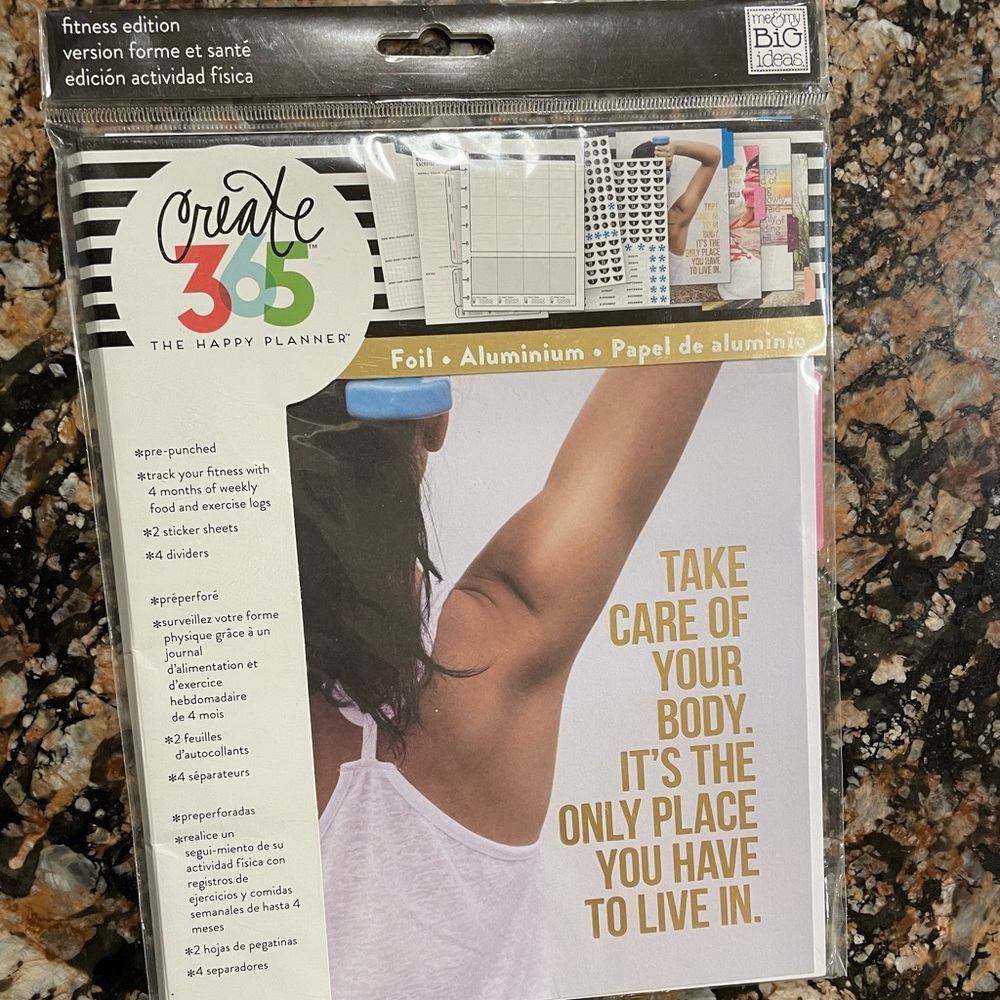The Happy Planner Me and My Big Ideas Fitness planner. Brand new in package